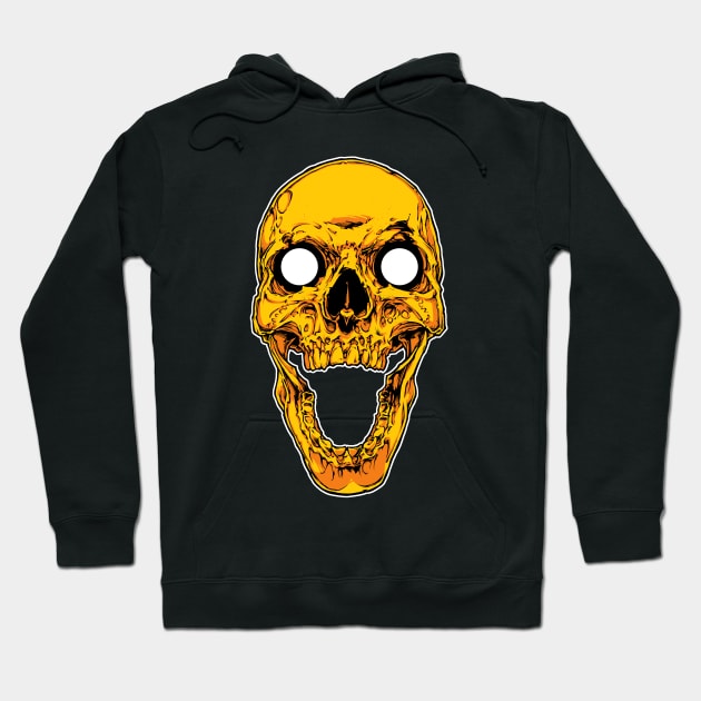 Skull Face 2 Hoodie by Racecar 13